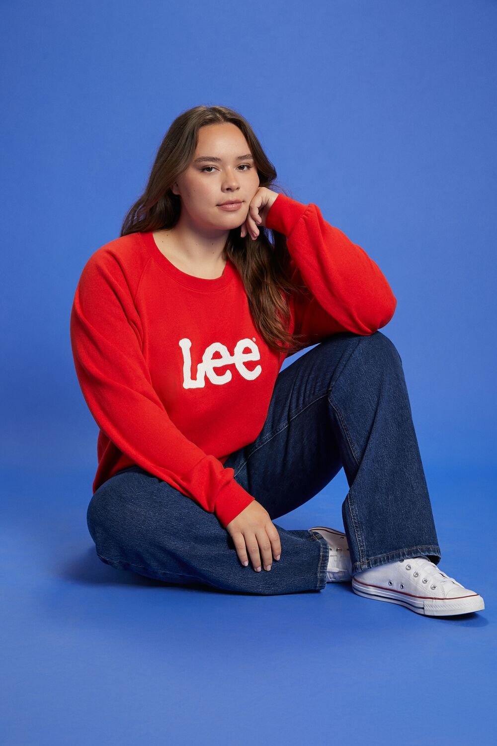 Plus Size Fleece Lee Graphic Pullover