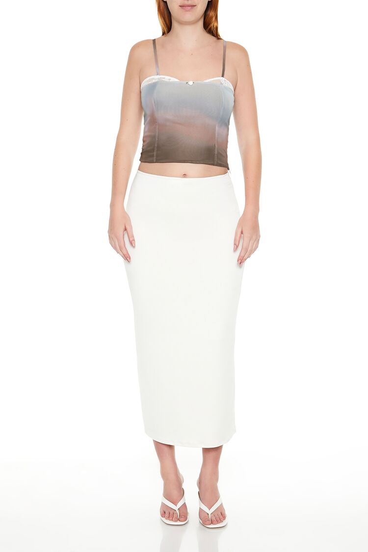 Gradient Rosette Cropped Cami - Image 2