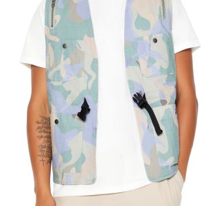 Camo Print Ripstop Vest
