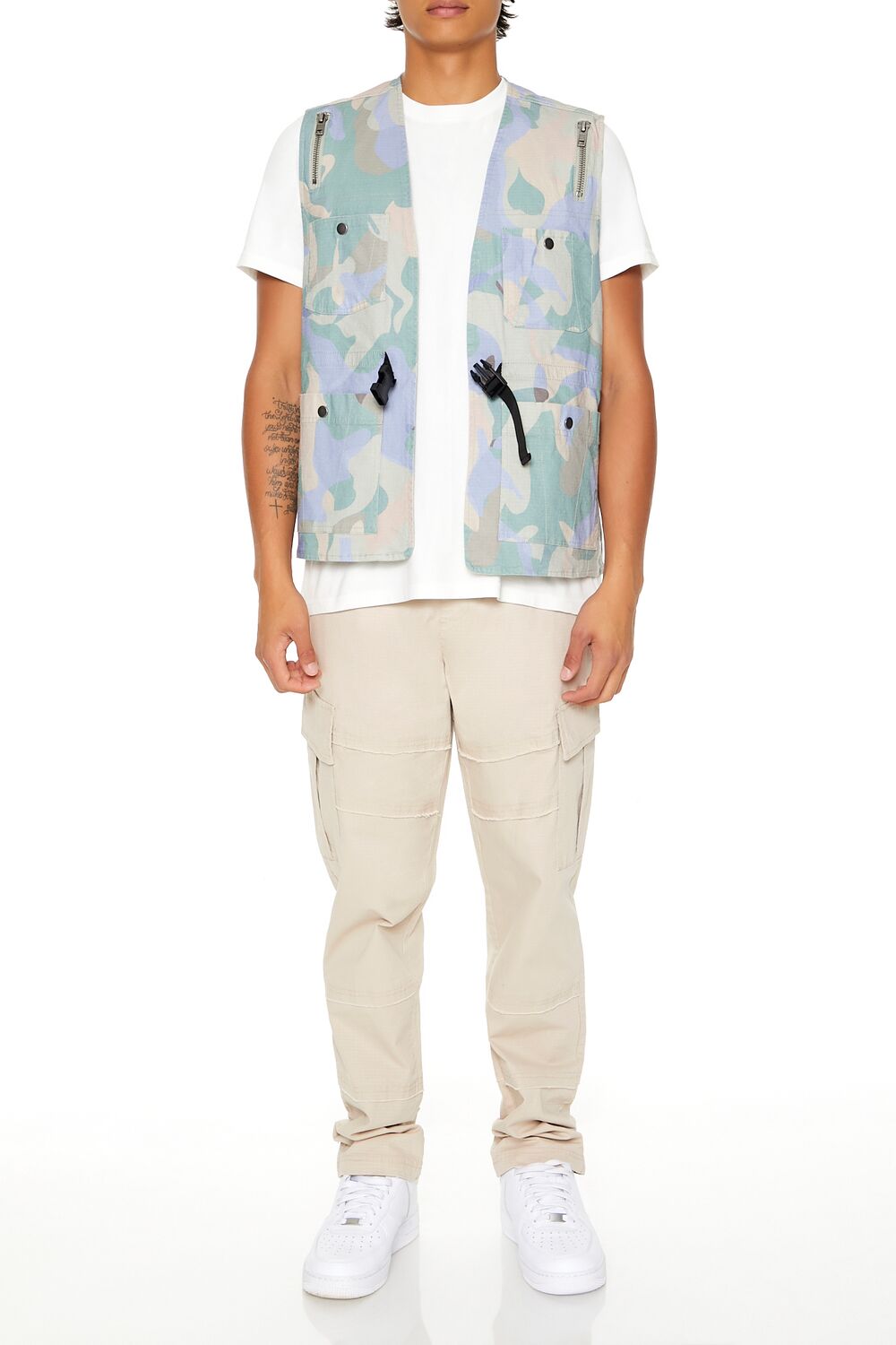 Camo Print Ripstop Vest - Image 2