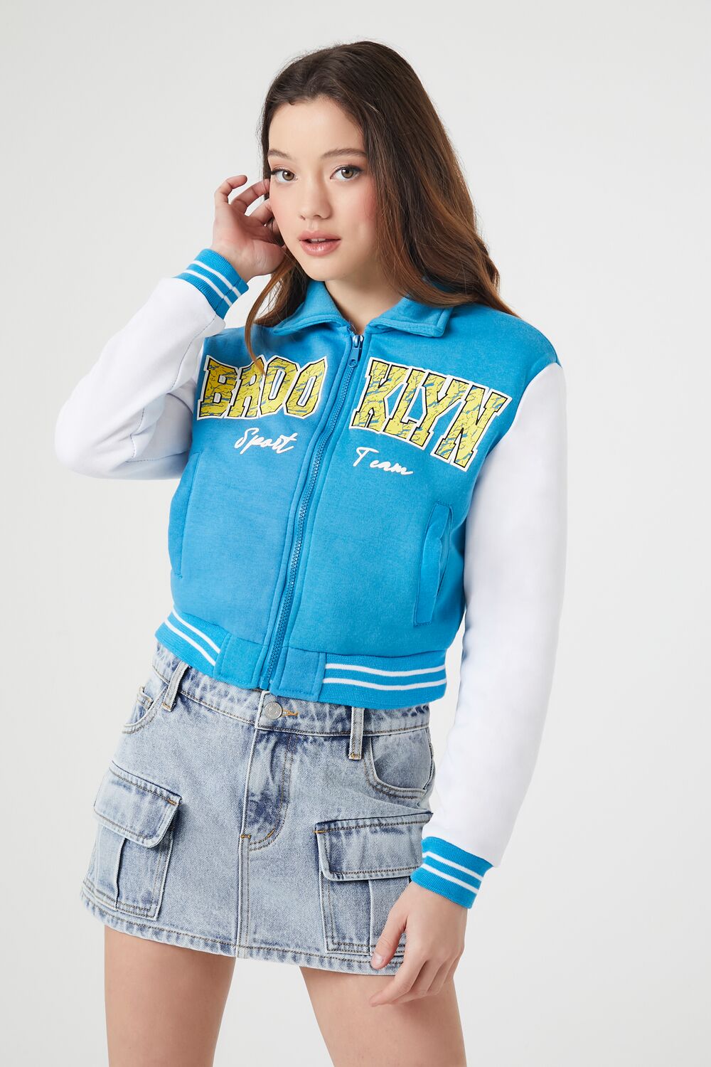 Brooklyn Zip-Up Bomber Jacket - Image 7
