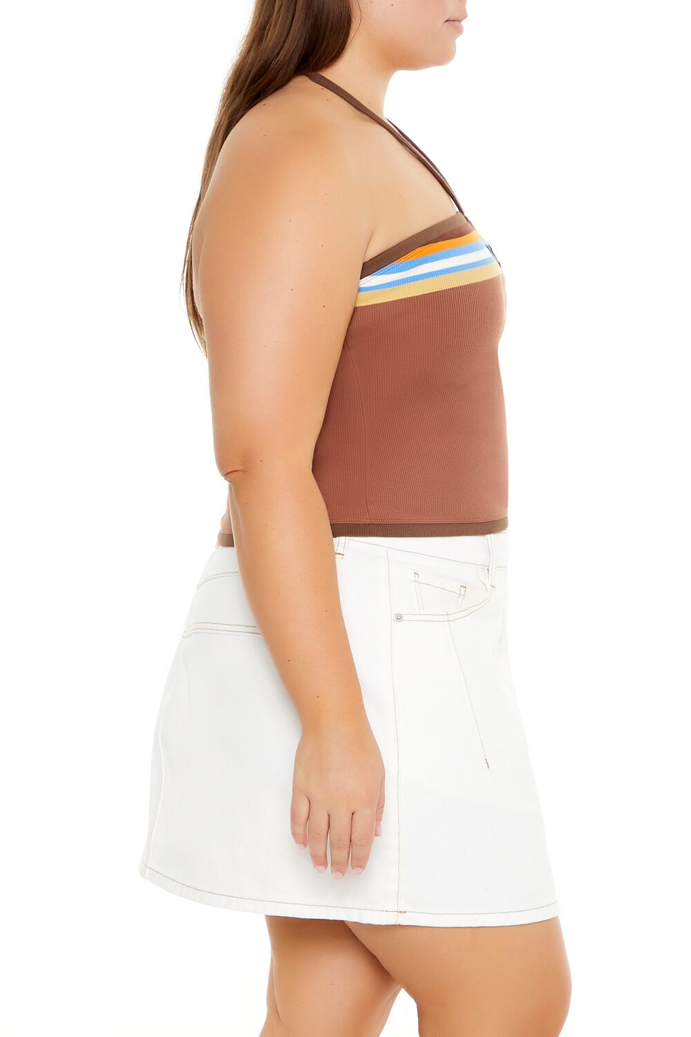 Plus Size NYC Halter Crop Top - Image 5