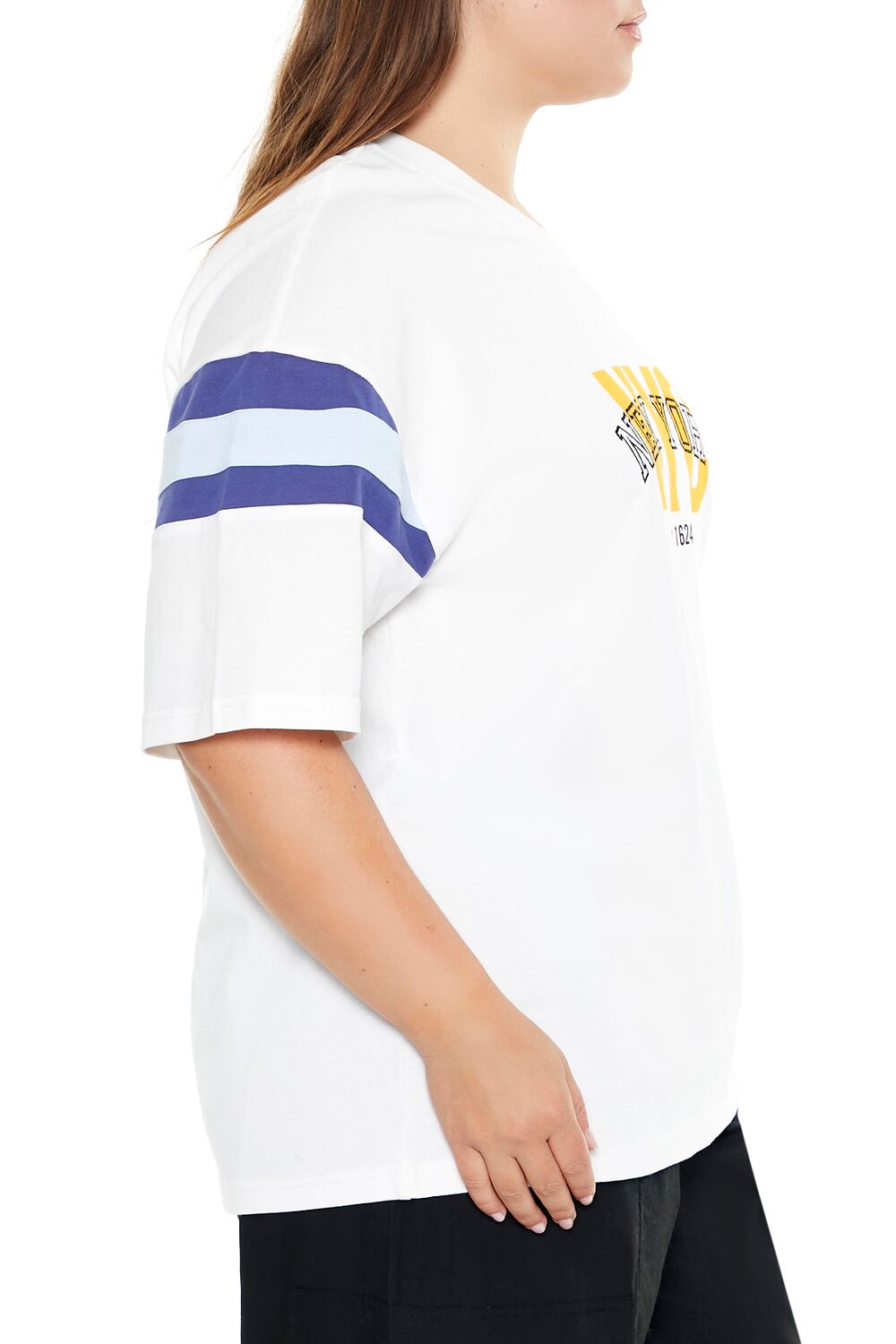 Plus Size Striped New York Tee - Image 4