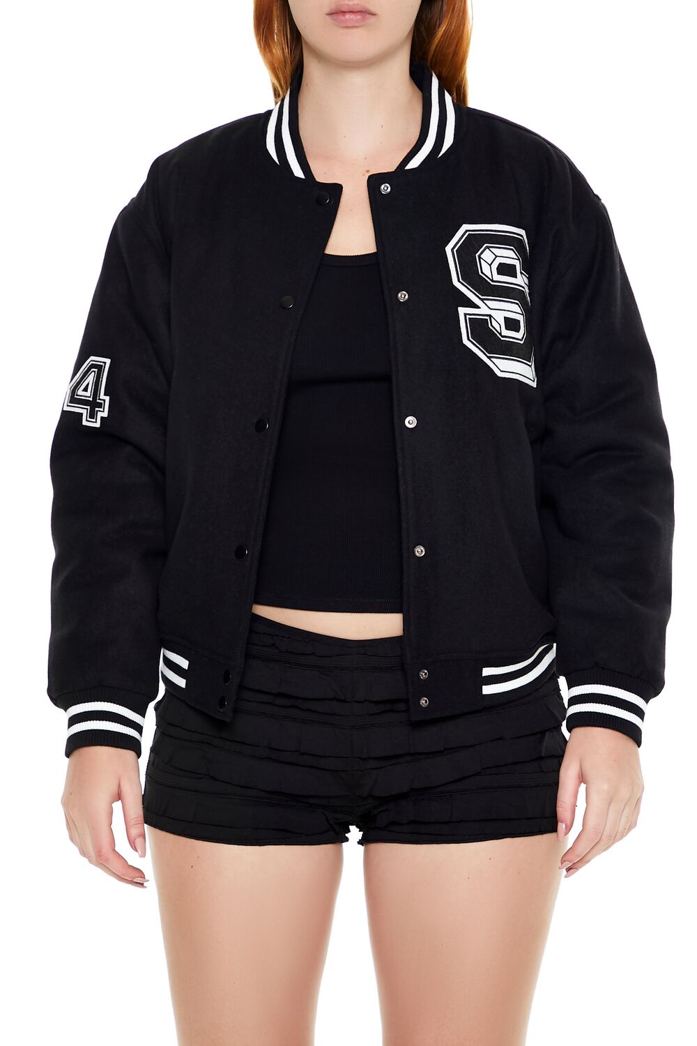 Varsity Letterman Bomber Jacket