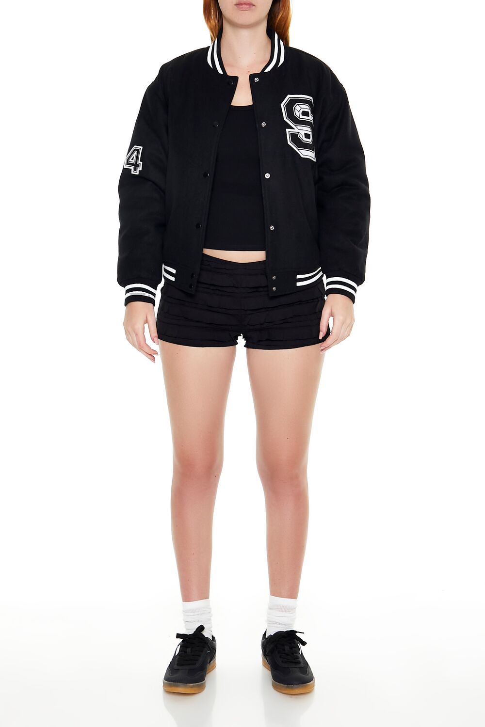 Varsity Letterman Bomber Jacket - Image 2
