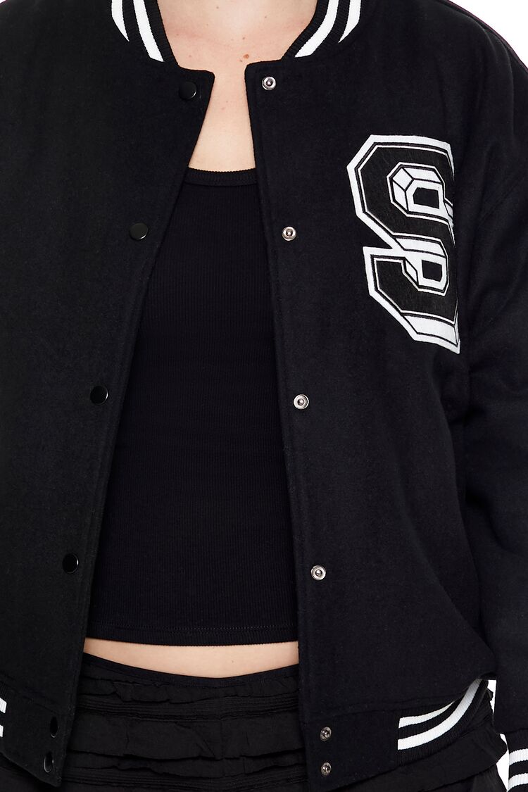 Varsity Letterman Bomber Jacket - Image 3