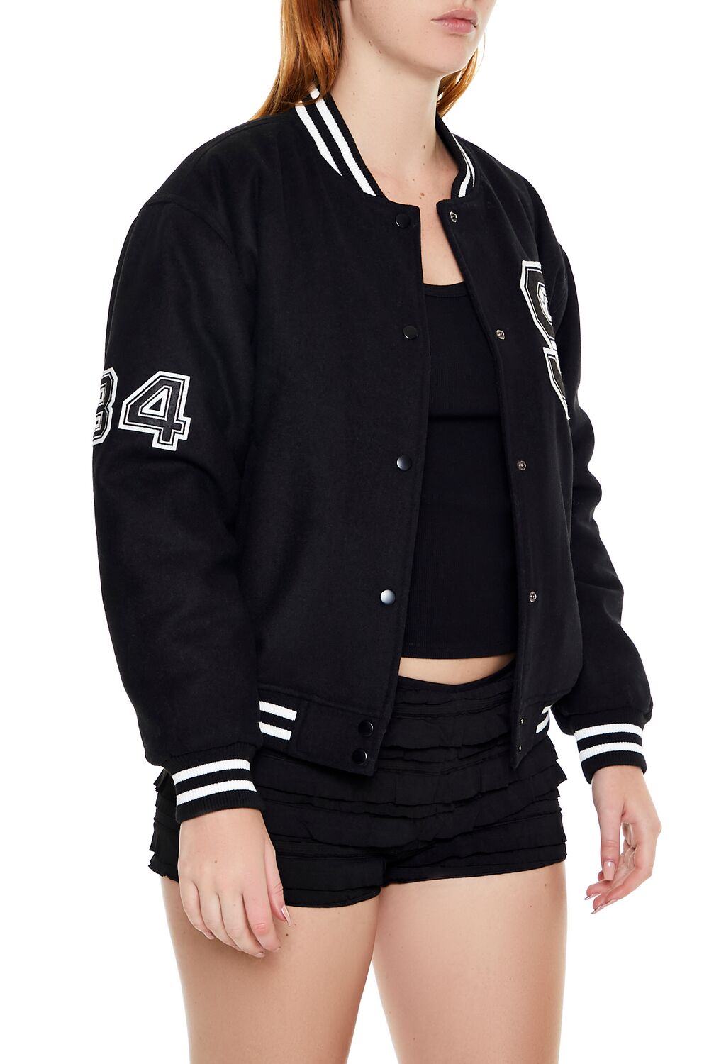 Varsity Letterman Bomber Jacket - Image 4