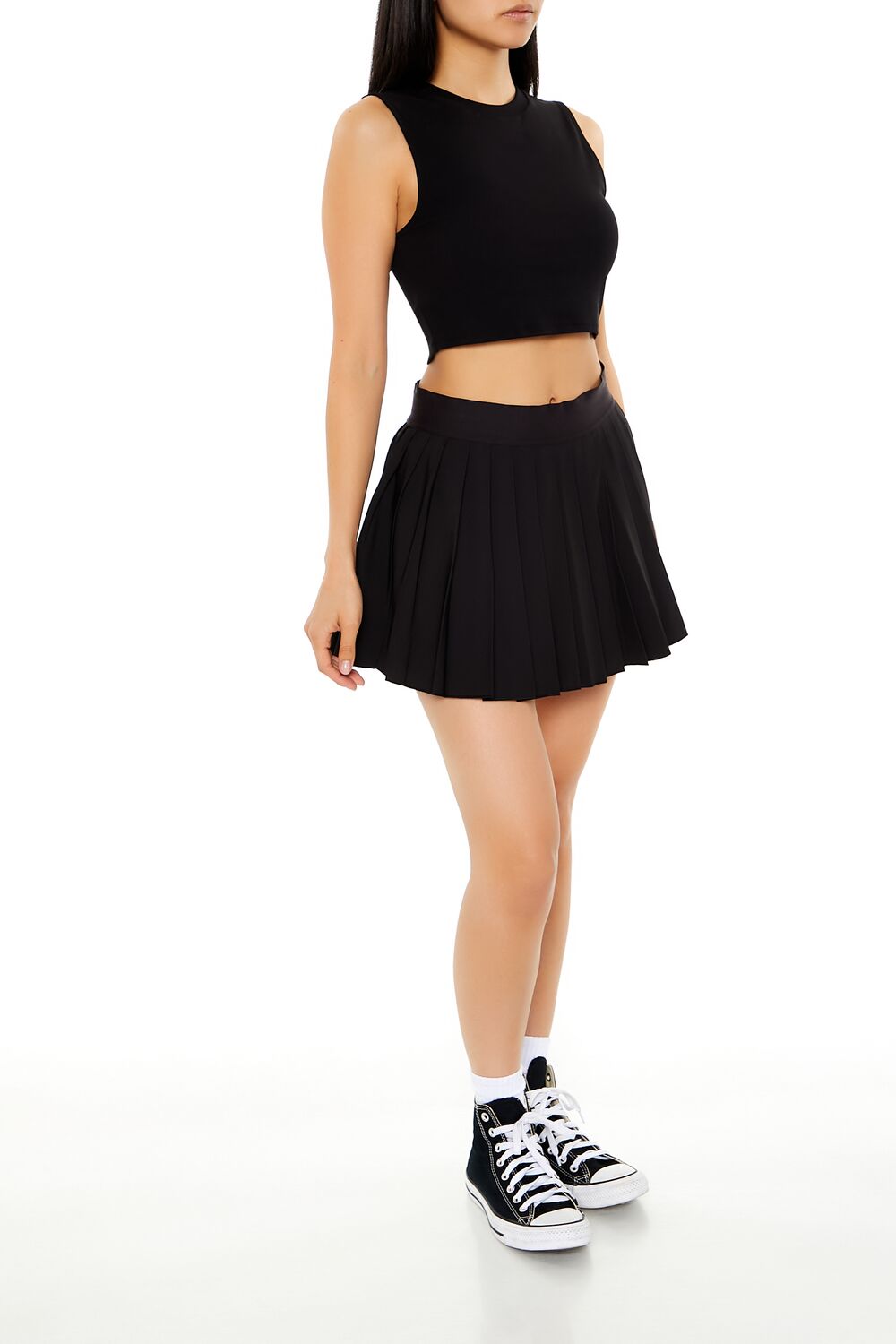Pleated Mini Tennis Skort - Image 20