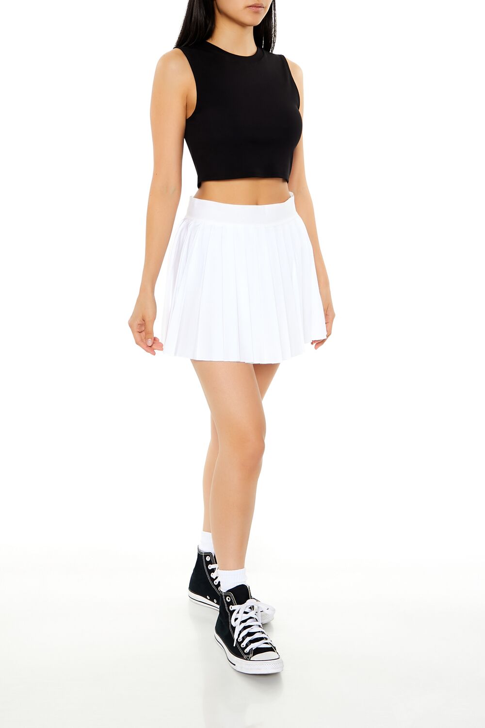 Pleated Mini Tennis Skort - Image 25