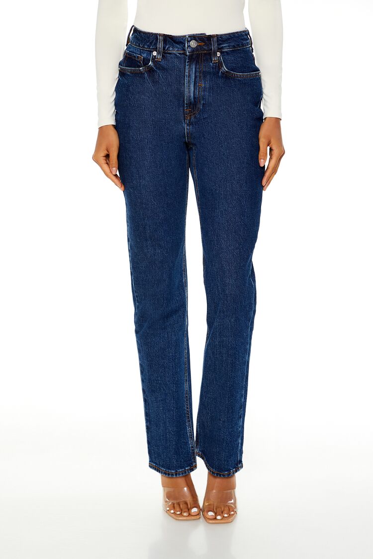 High-Rise Straight Jeans - Image 2