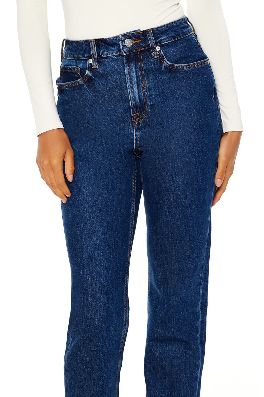 High-Rise Straight Jeans - Image 5