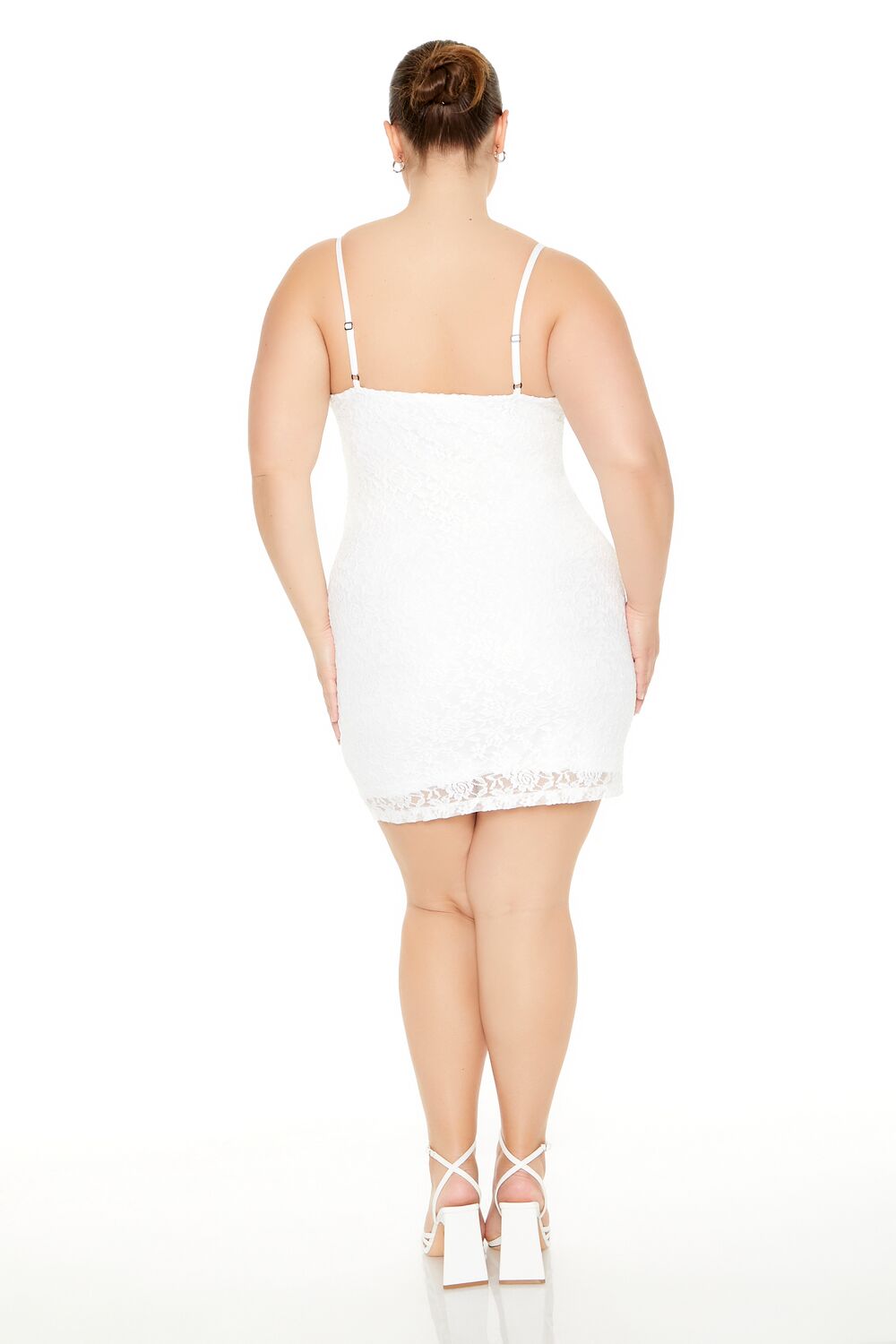 Plus Size Lace Bustier Mini Dress - Image 3