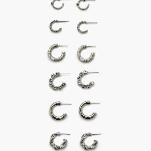 Assorted Hoop Earring Set