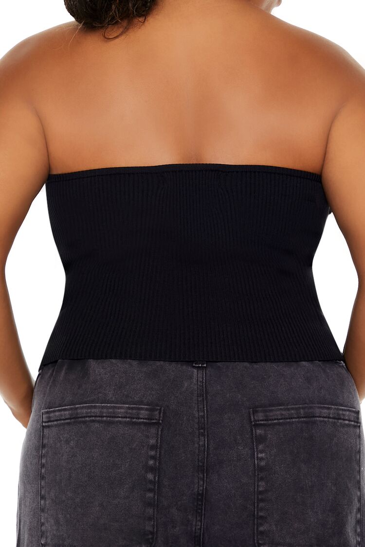 Plus Size Embroidered Tube Top - Image 5