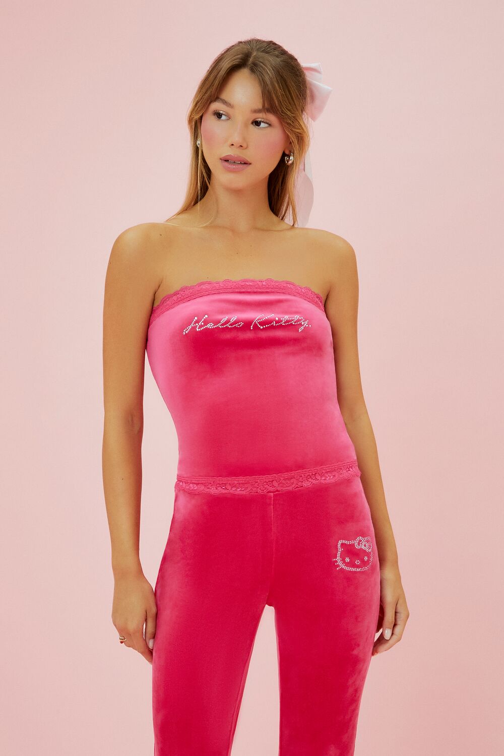Hello Kitty Velour Tube Top - Image 2