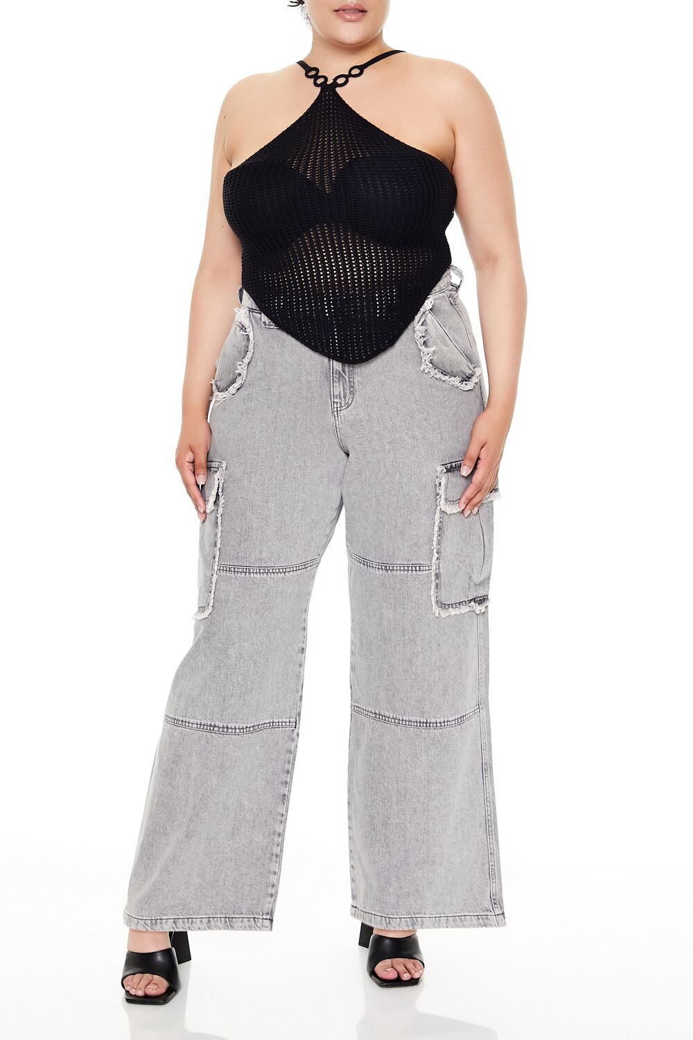 Plus Size O-Ring Sweater-Knit Cami - Image 2