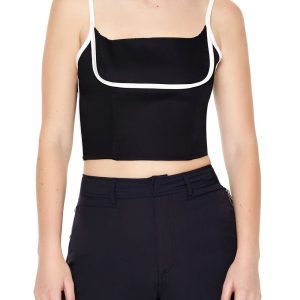 Two-Tone Cropped Cami