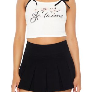 Je Taime Cropped Tank Top