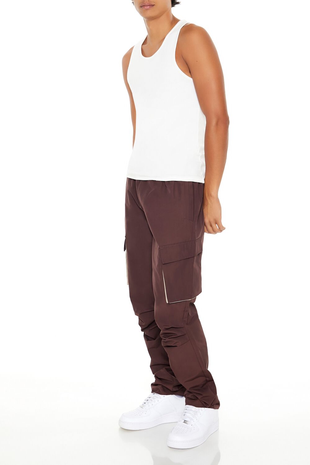 Slim-Fit Drawstring Cargo Pants - Image 3