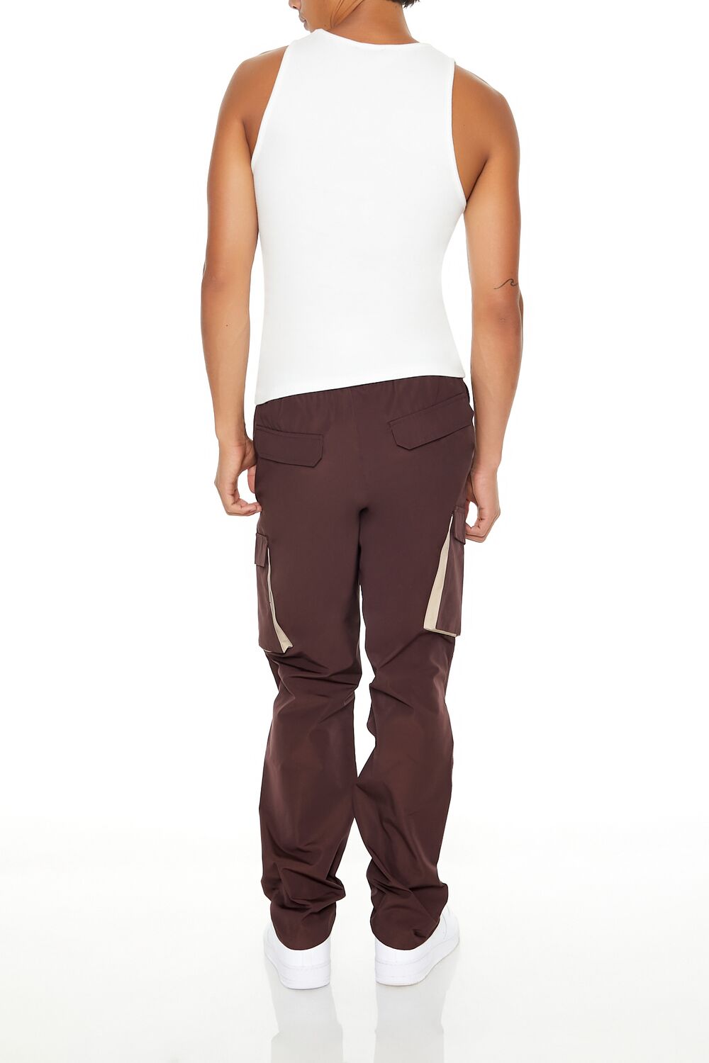 Slim-Fit Drawstring Cargo Pants - Image 4