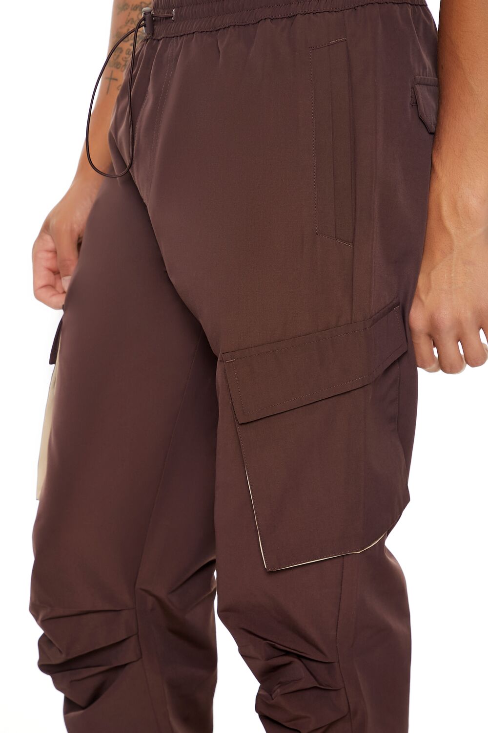 Slim-Fit Drawstring Cargo Pants - Image 5