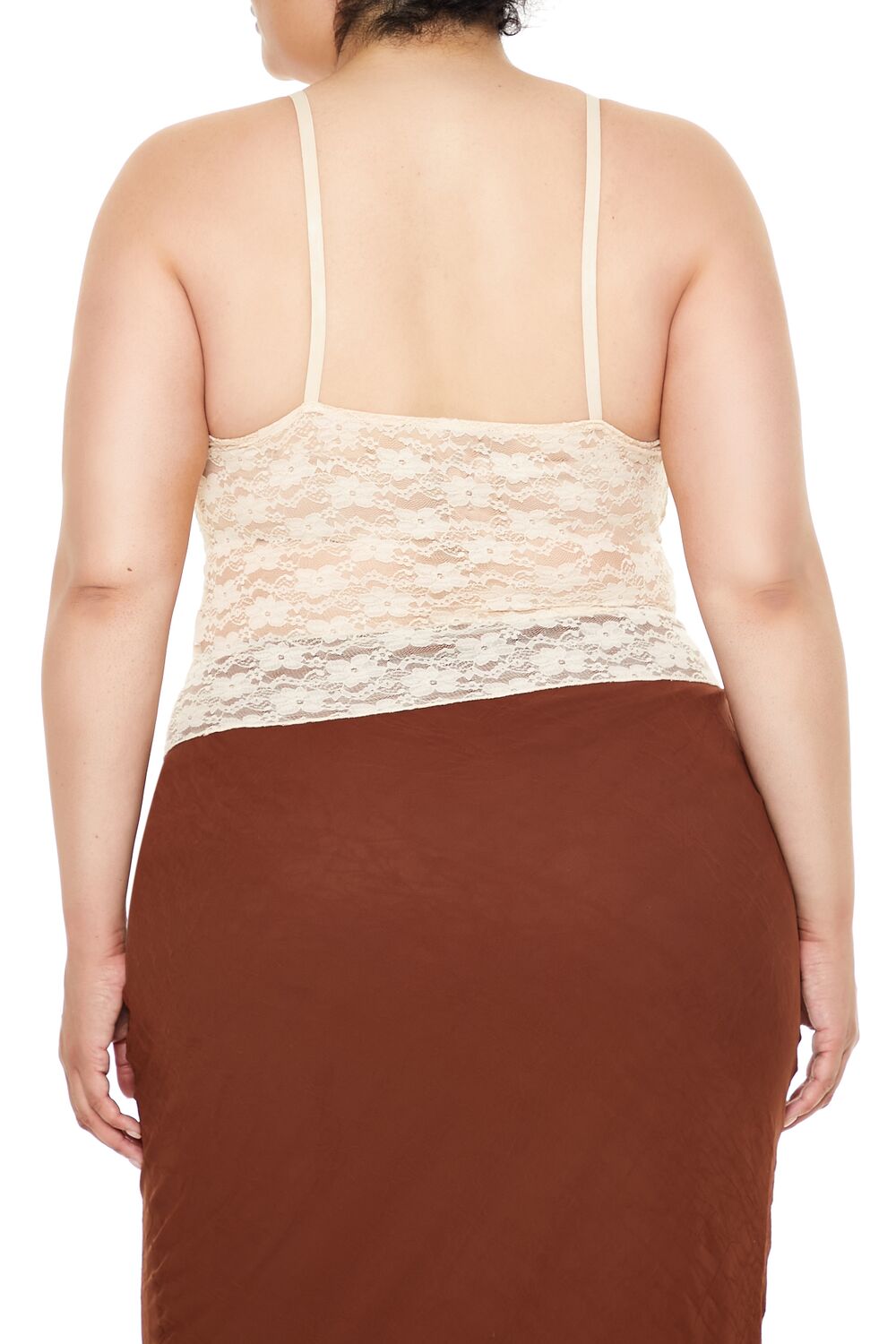 Plus Size Sheer Lace Cami - Image 5