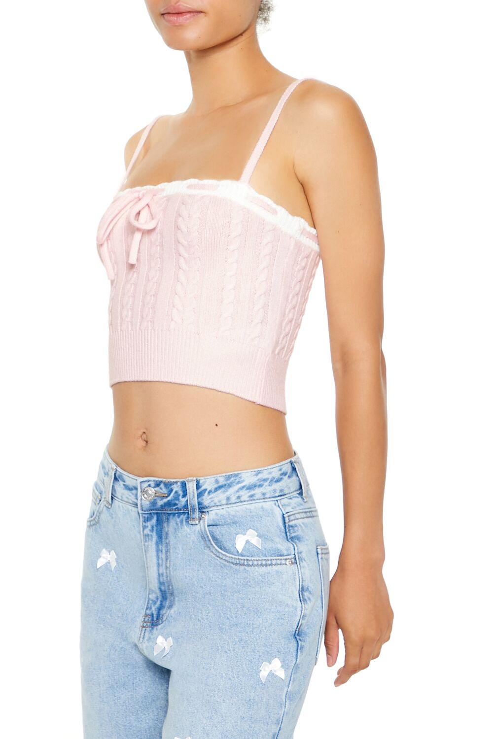 Cable Sweater-Knit Cami - Image 4