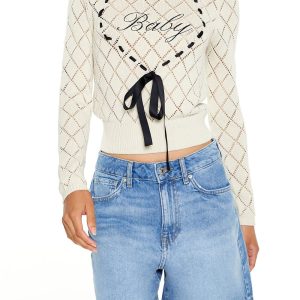 Baby Heart Bow Sweater