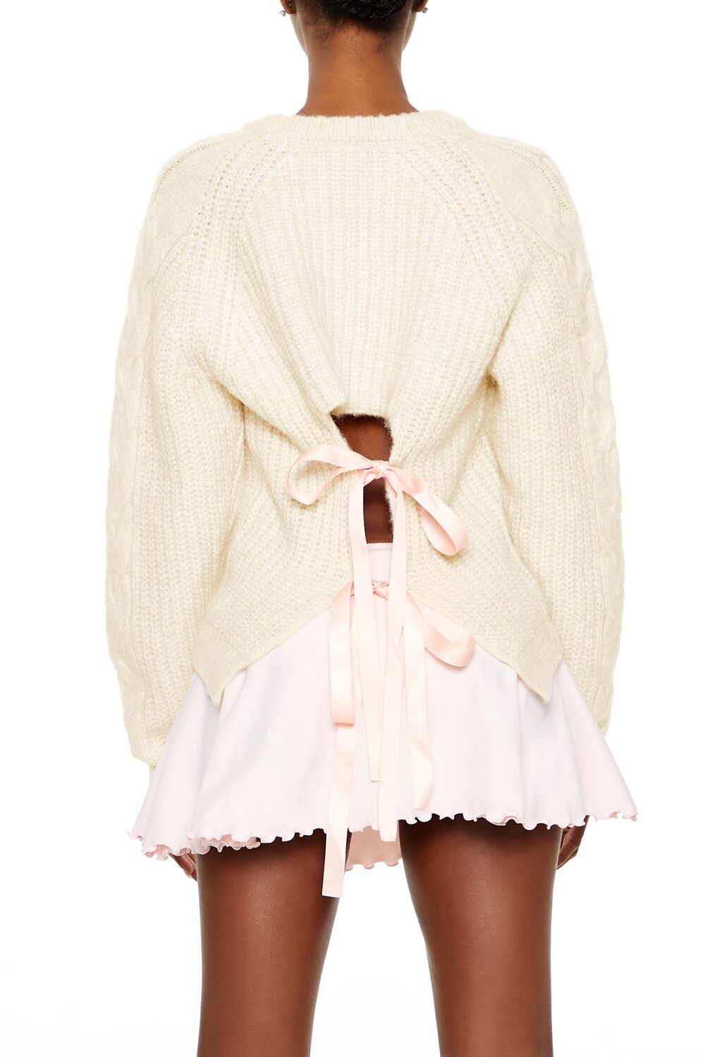 Tie-Back Bow Sweater - Image 5