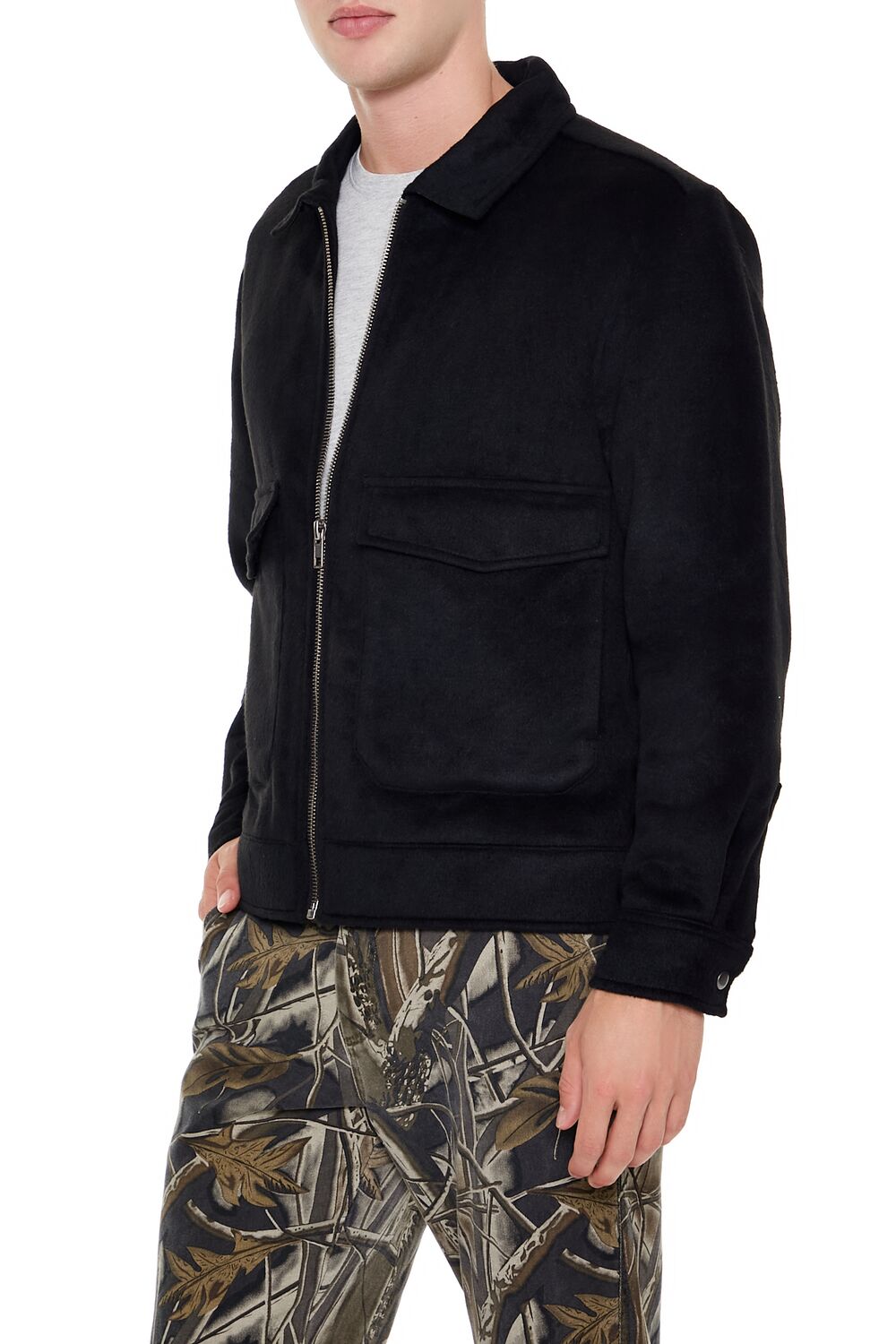 Zip-Up Trucker Jacket - Image 3