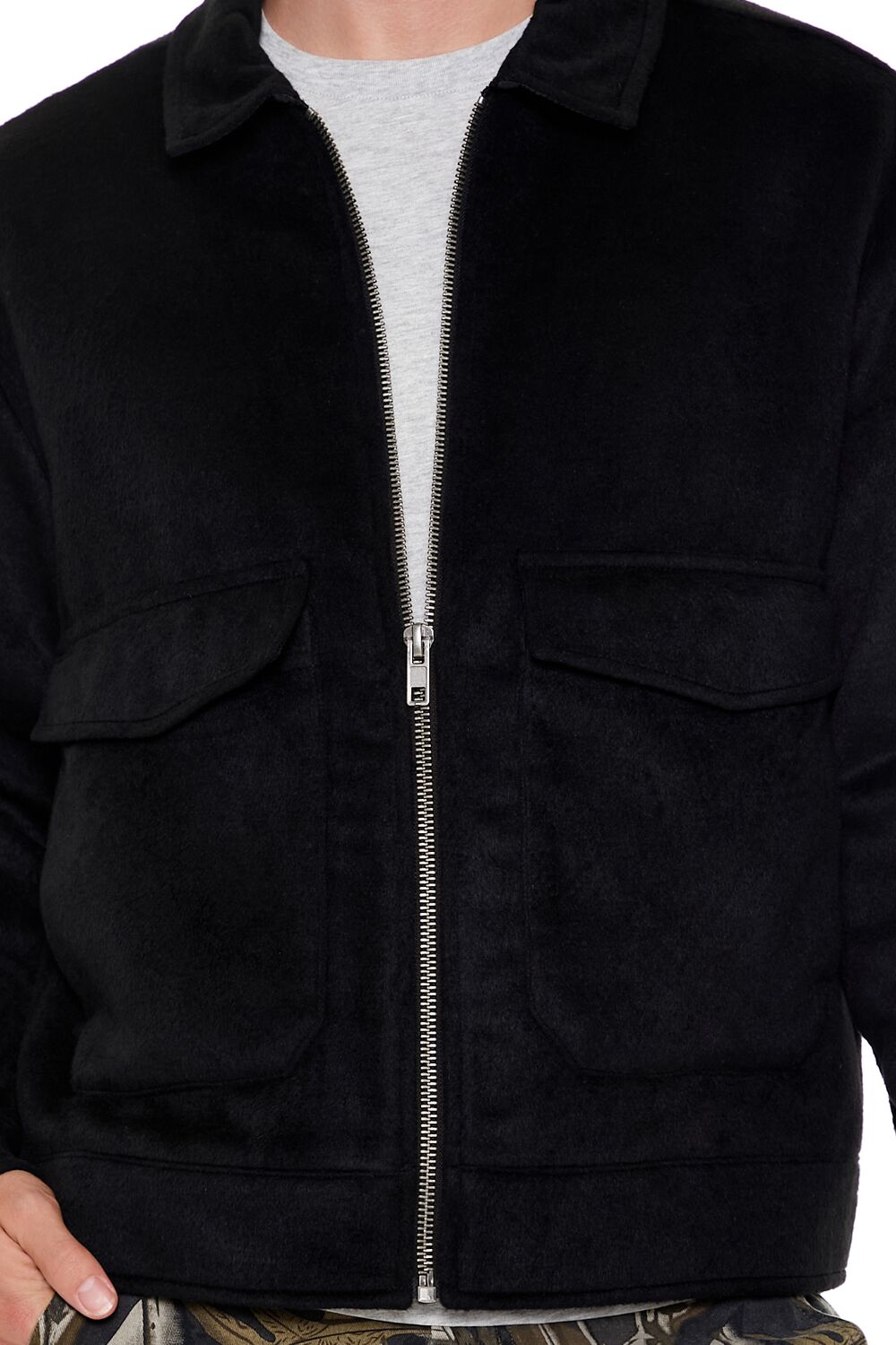 Zip-Up Trucker Jacket - Image 5