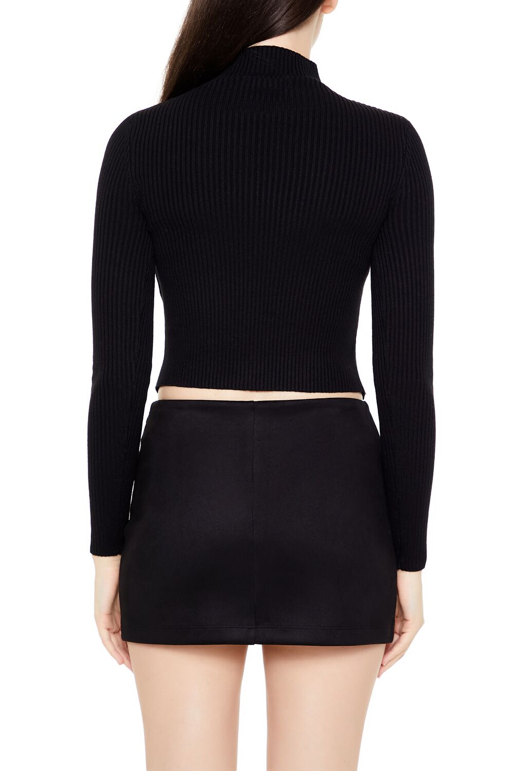 Turtleneck Cutout Buckle Sweater - Image 5