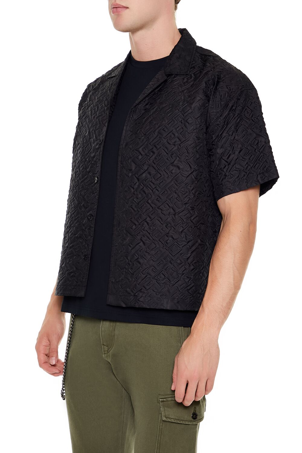 Oversized Textured Shirt - Image 3