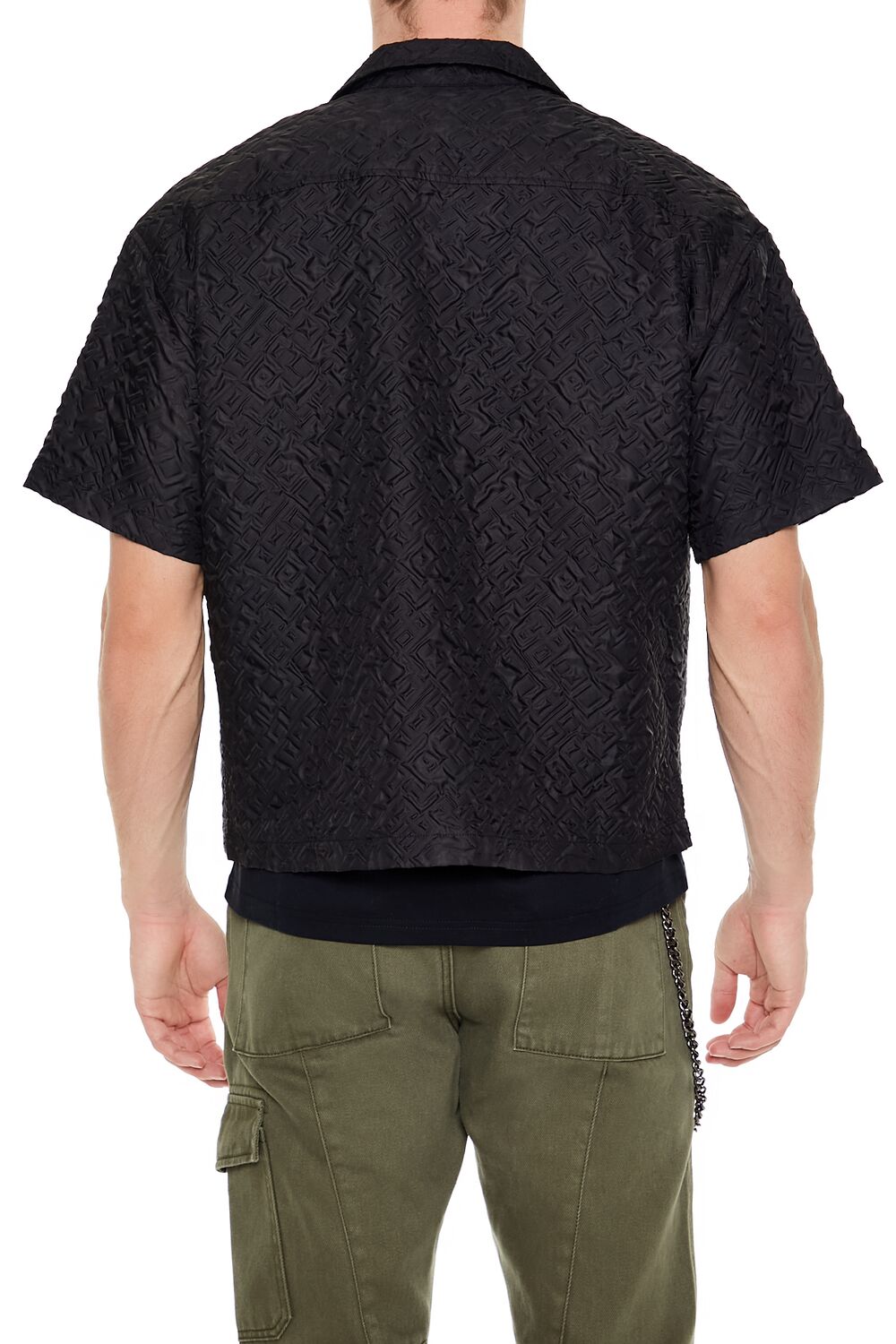 Oversized Textured Shirt - Image 4