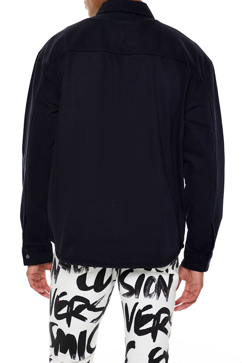 Cotton Curved-Hem Shirt - Image 4