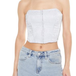 Floral Corset Tube Top