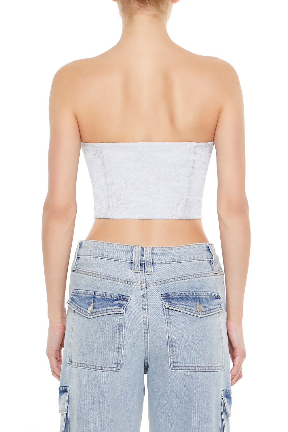 Floral Corset Tube Top - Image 6