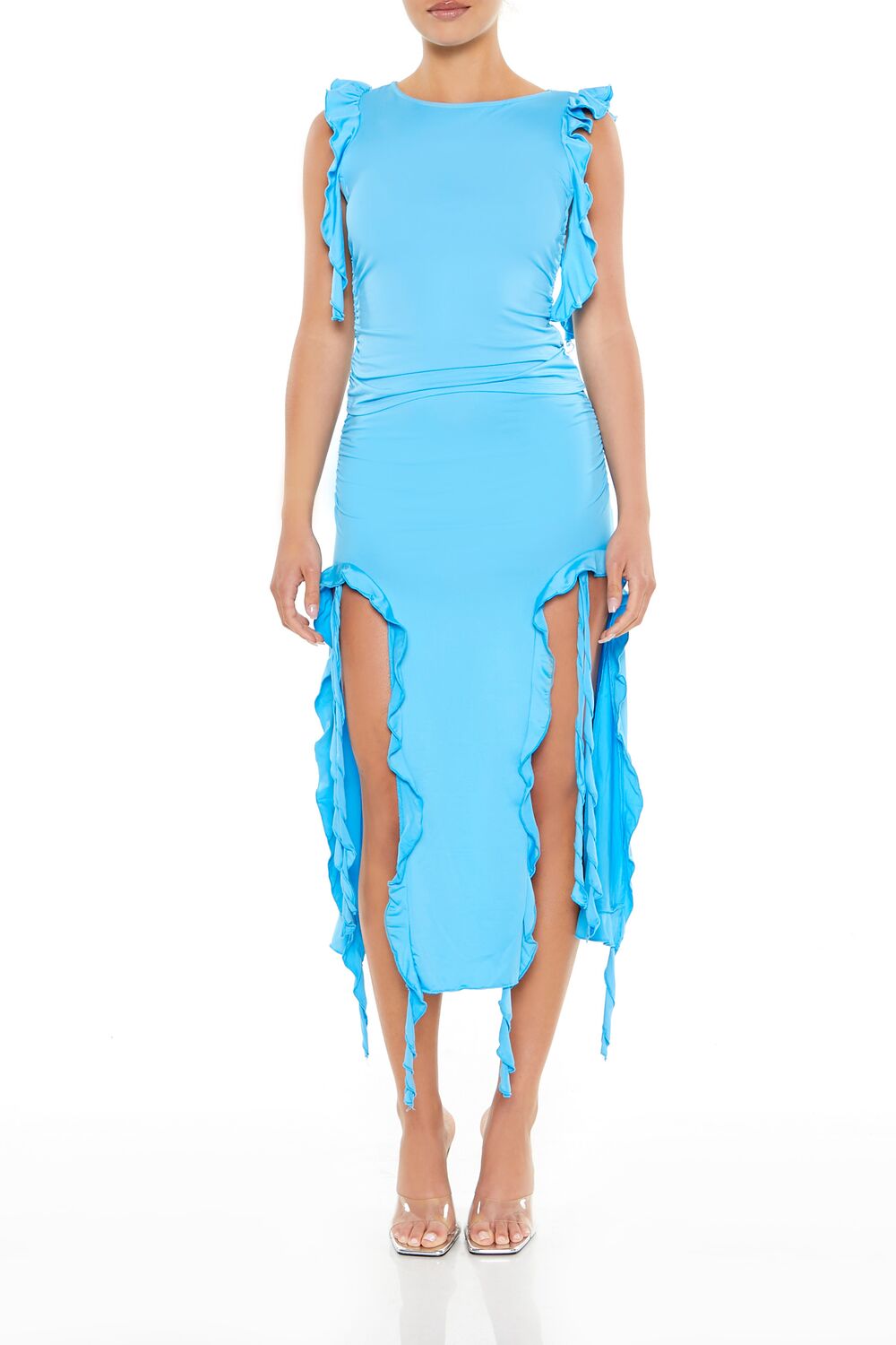 Sleeveless Ruffle Top & Skirt Set - Image 6