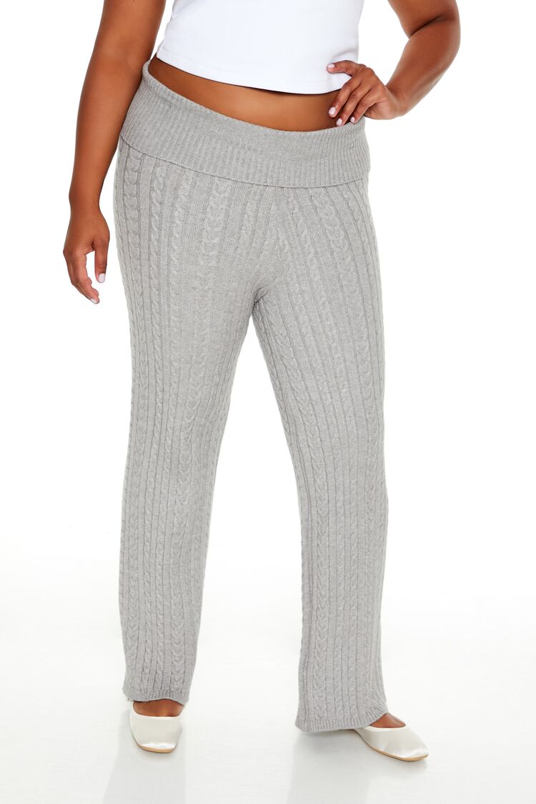 Plus Size Sweater-Knit Pants - Image 2