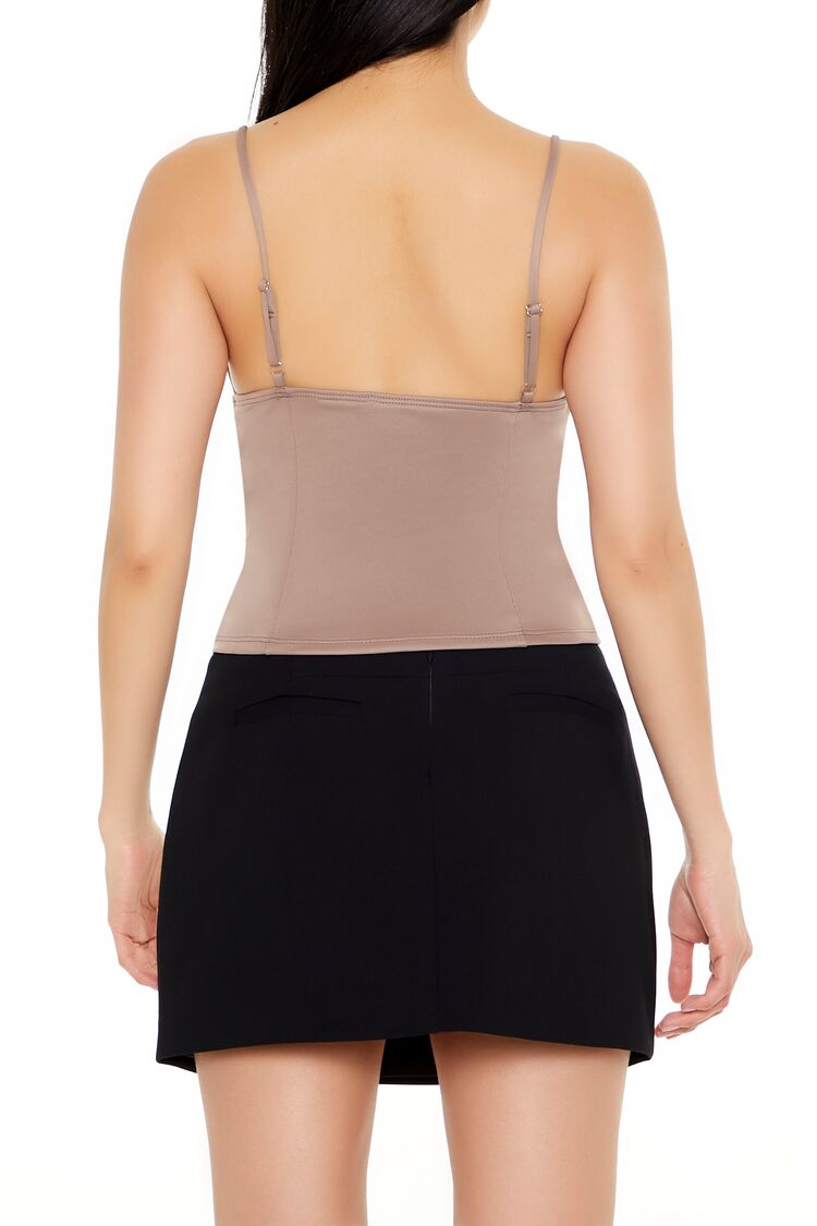 Cropped Buckle-Strap Cami - Image 12