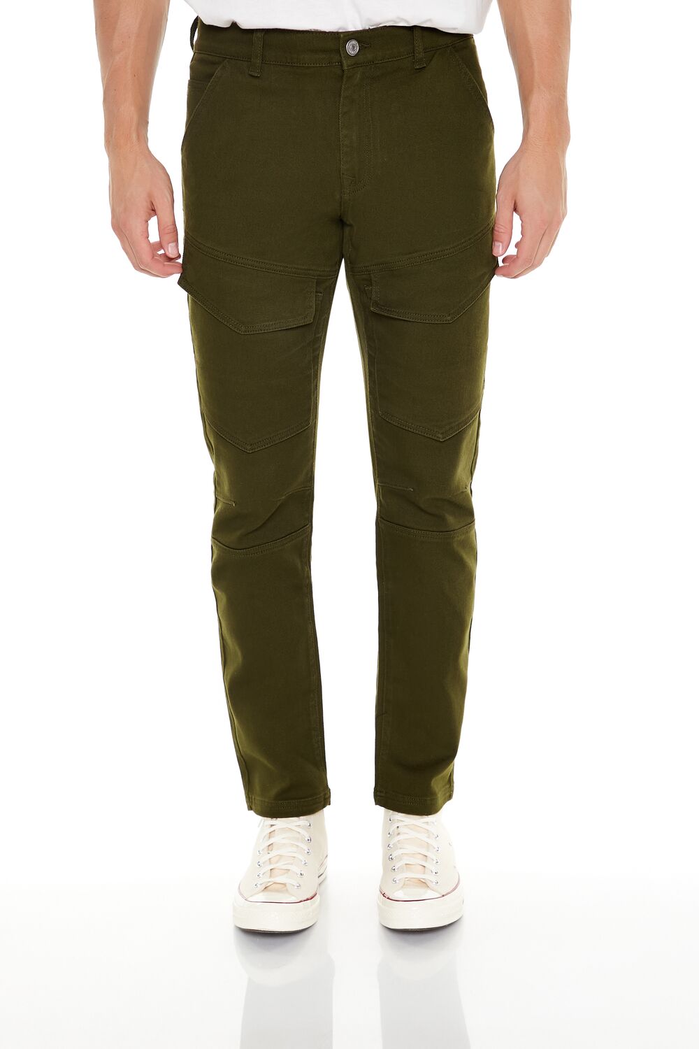 Mid-Rise Skinny Cargo Jeans - Image 7