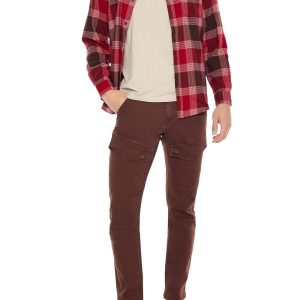 Mid-Rise Skinny Cargo Jeans