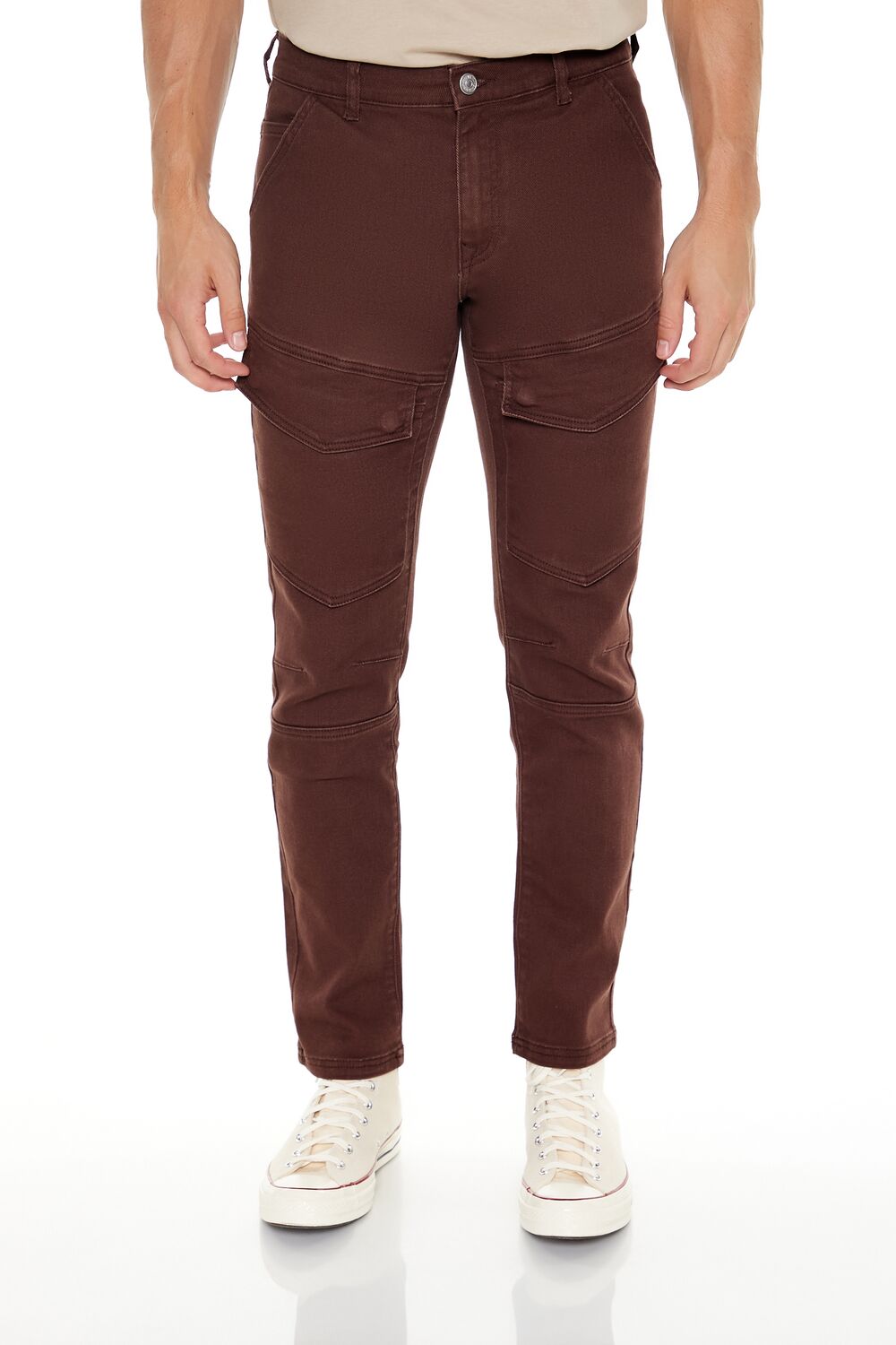 Mid-Rise Skinny Cargo Jeans - Image 2