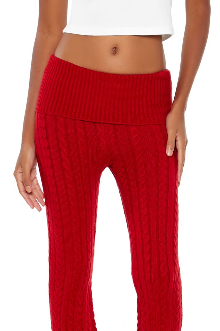 Foldover Sweater-Knit Pants - Image 5