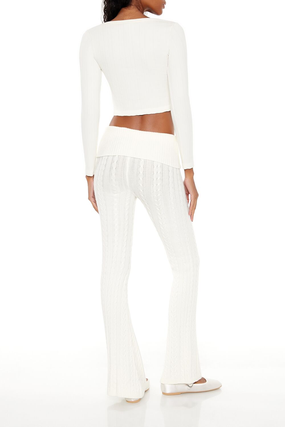 Foldover Sweater-Knit Pants - Image 9
