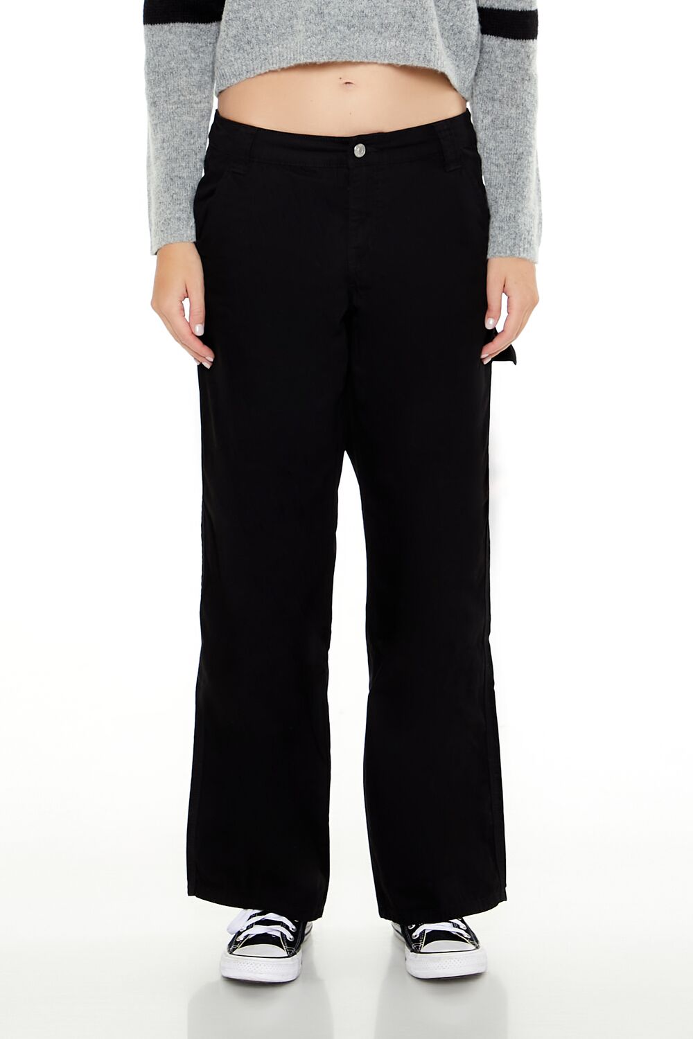 Poplin Low-Rise Pants - Image 2
