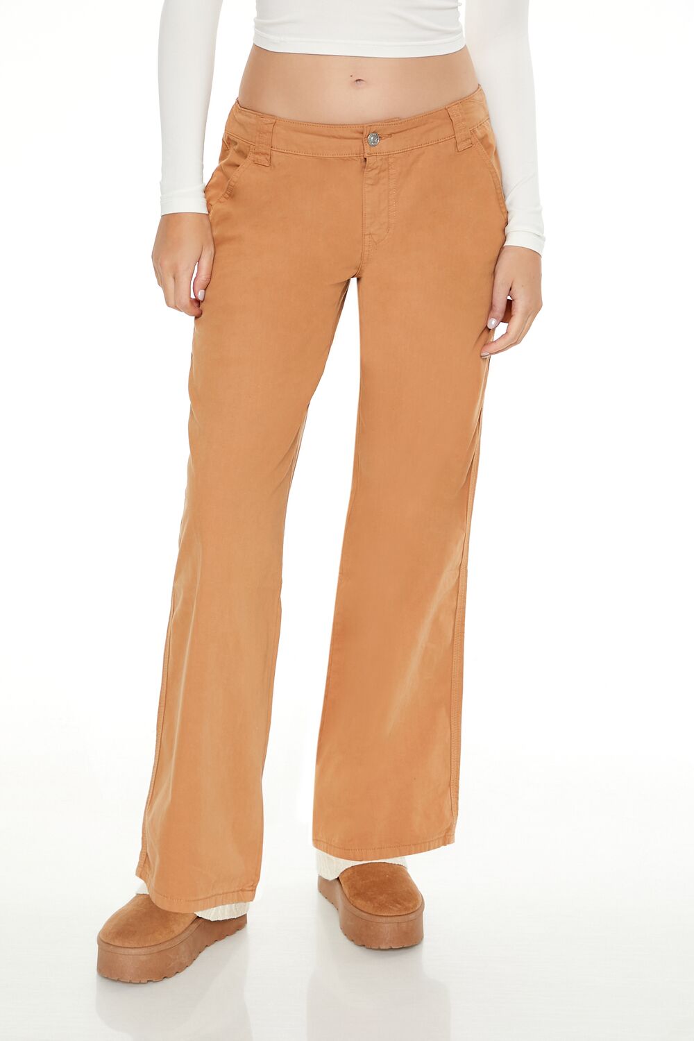 Poplin Low-Rise Pants - Image 7