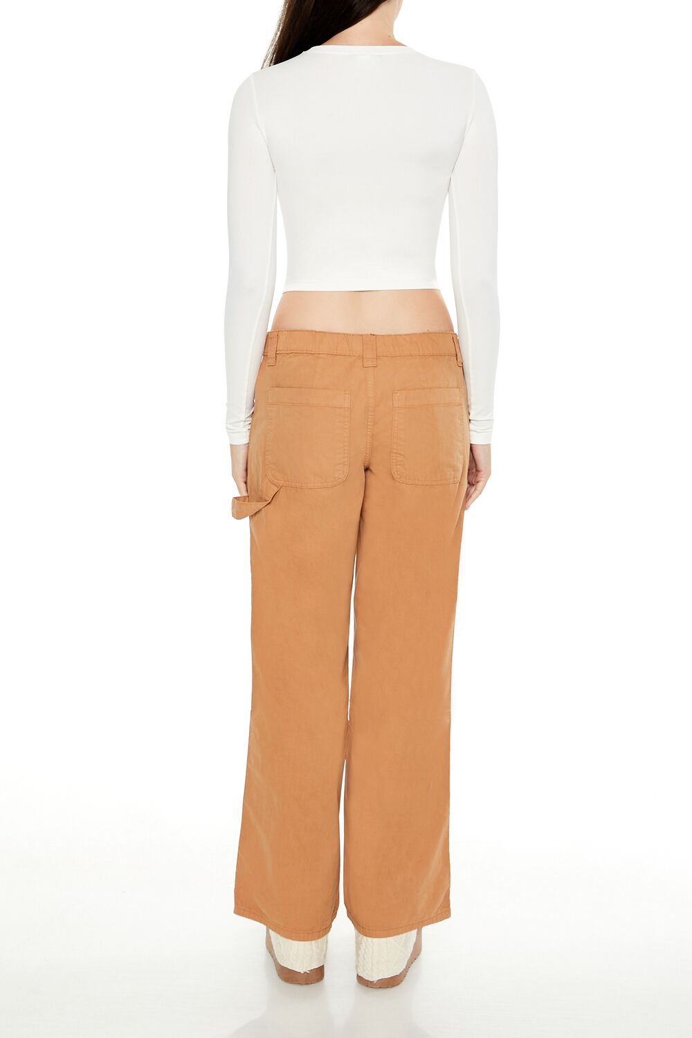 Poplin Low-Rise Pants - Image 9