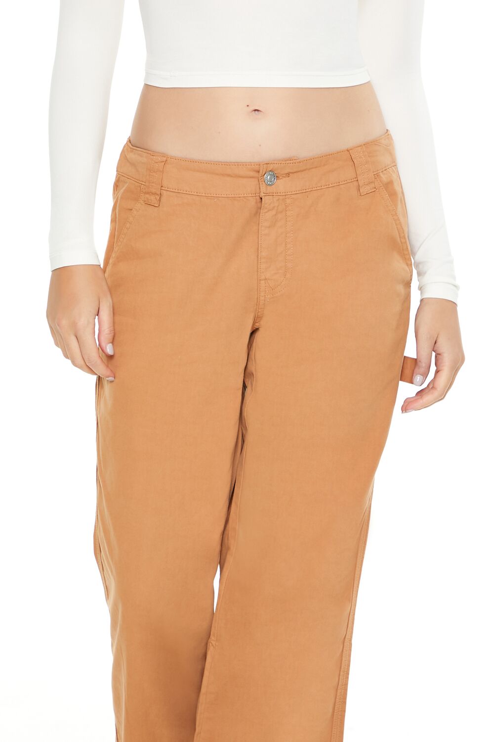 Poplin Low-Rise Pants - Image 10