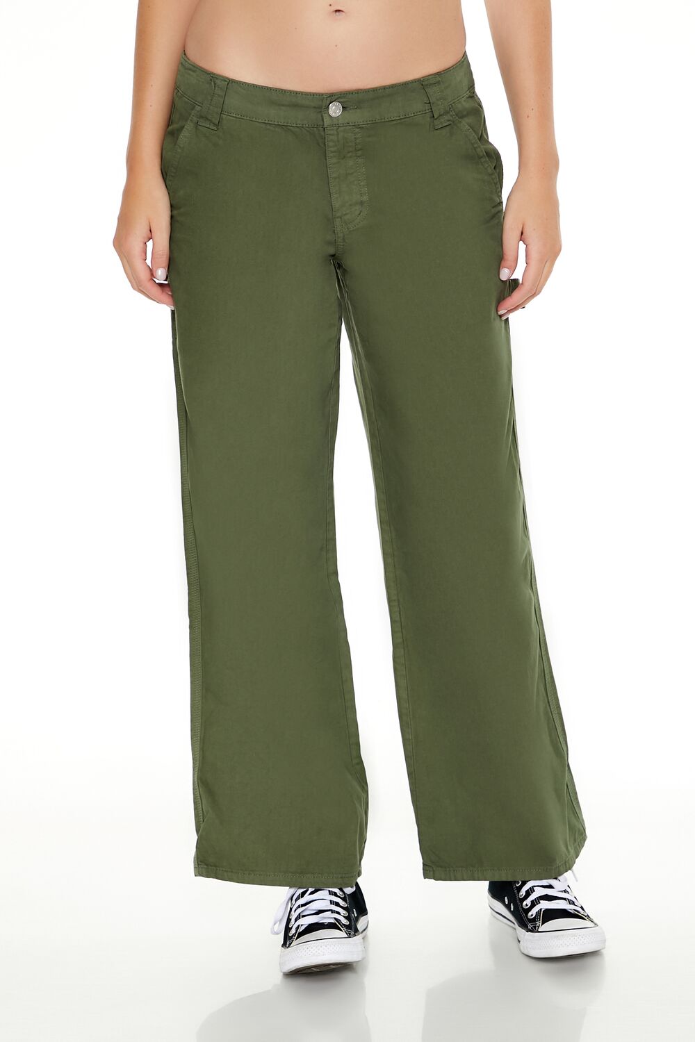 Poplin Low-Rise Pants - Image 12